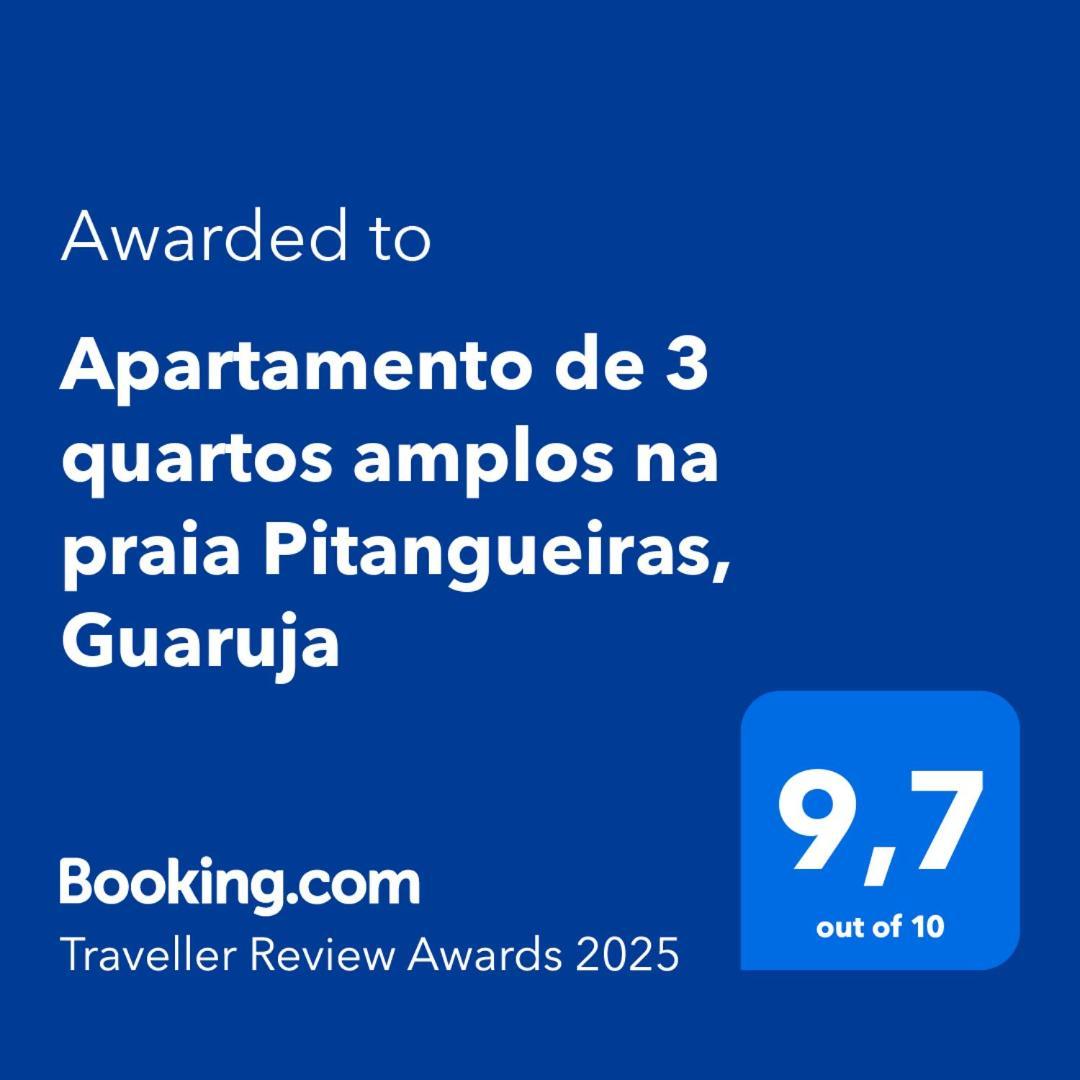 Apartamento De 3 Quartos Amplos Na Praia Pitangueiras, Guarujá Buitenkant foto
